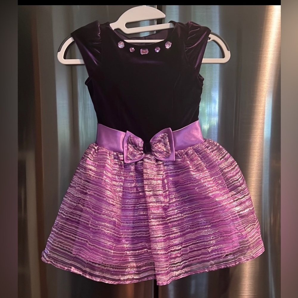 Girls Formal Purple Dress - Size 4T